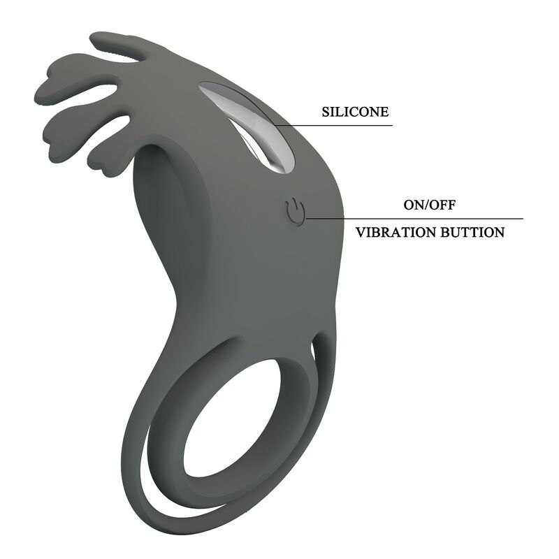 PRETTY LOVE – RECHARGEABLE VIBRATING RING WITH STIMULATOR