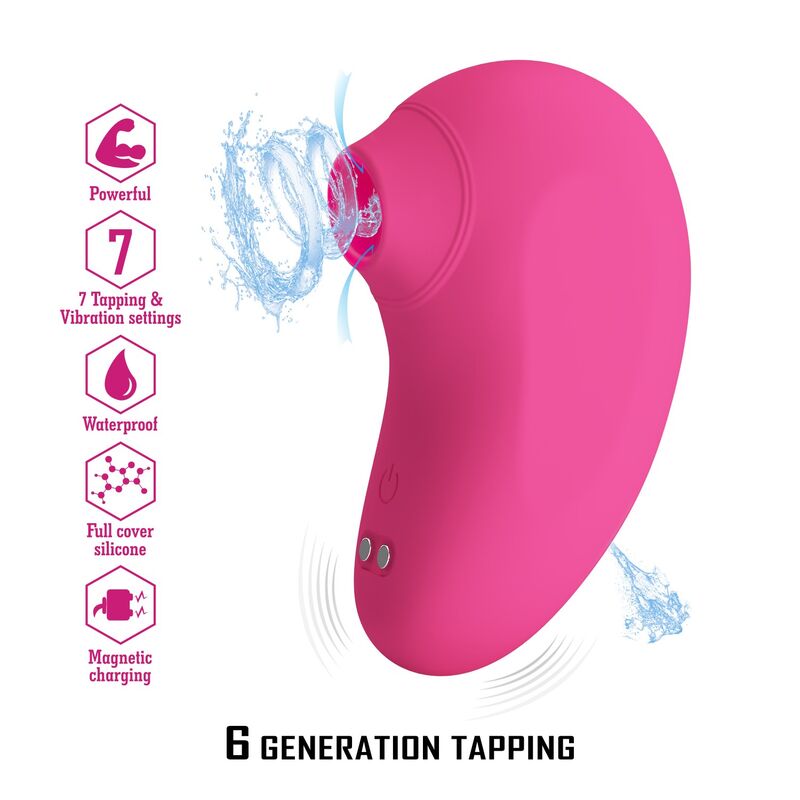 PRETTY LOVE – ARILA RECHARGEABLE CLITORAL SUCTION STIMULATOR WITH VIBRATION PINK