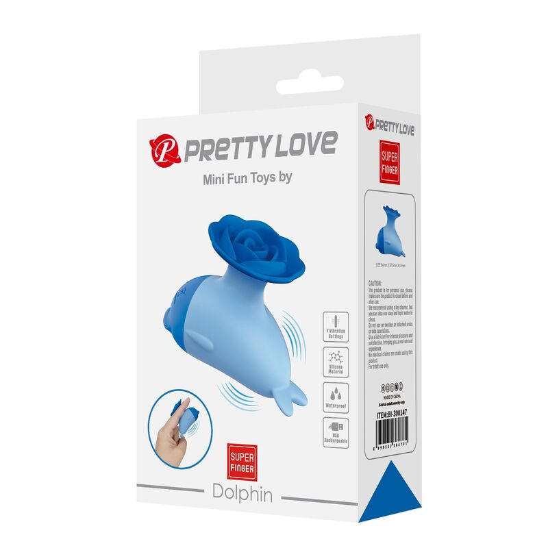 PRETTY LOVE – DOLPHIN MINI USB RECHARGEABLE VIBRATOR