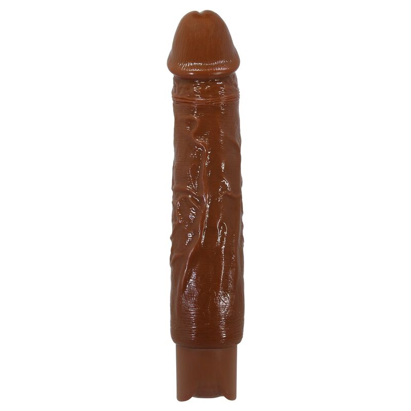 PRETTY LOVE – DUKE REALISTIC VIBRATOR 23.5 CM Ø 4.8 CM BROWN