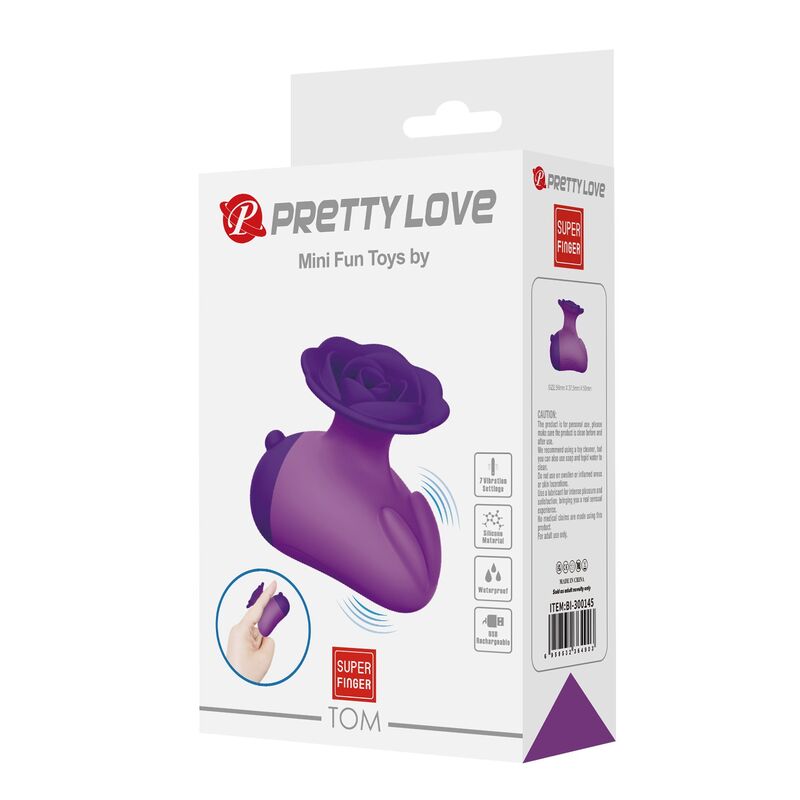 PRETTY LOVE – RECHARGEABLE CLITORAL STIMULATOR 7 MODES PURPLE