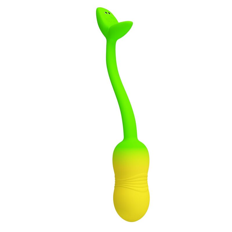 PRETTY LOVE – PULSEN APP CONTROL VIBRATING EGG 12 FUNCTIONS USB RECHARGEABLE GREEN-YELLOW