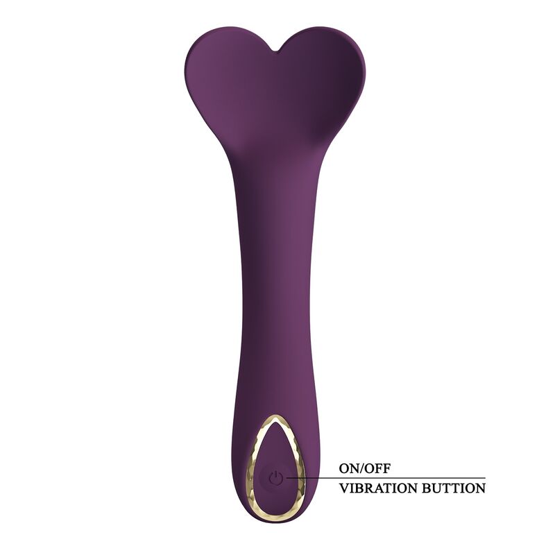PRETTY LOVE – KENYELL RECHARGEABLE VIBRATOR 10 FUNCTIONS PURPLE