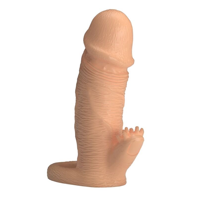 PRETTY LOVE – RODERIC PENIS EXTENSION SLEEVE 13 CM Ø 3.8 CM NATURAL