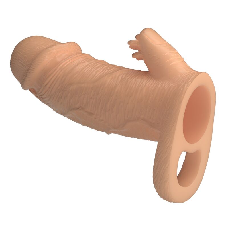 PRETTY LOVE – RODERIC PENIS EXTENSION SLEEVE 13 CM Ø 3.8 CM NATURAL