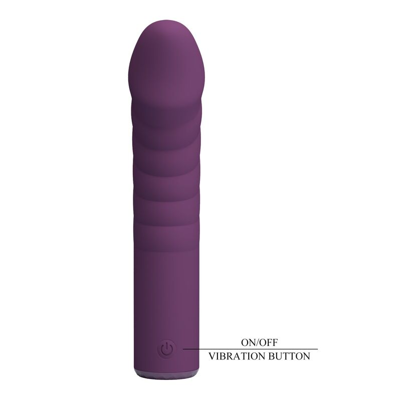 PRETTY LOVE – RYLAND RECHARGEABLE VIBRATOR 10 FUNCTIONS PURPLE