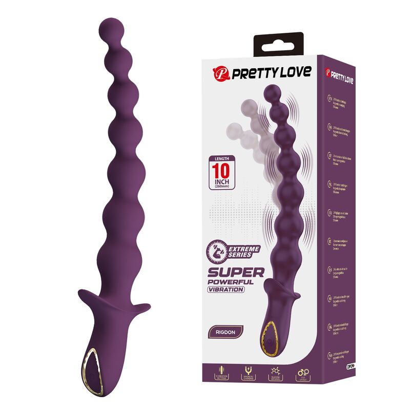 PRETTY LOVE – MADISON RECHARGEABLE ANAL VIBRATOR 10 FUNCTIONS