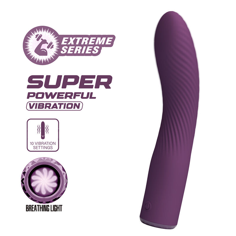 PRETTY LOVE – KISSELL RECHARGEABLE VIBRATOR 10 FUNCTIONS PURPLE