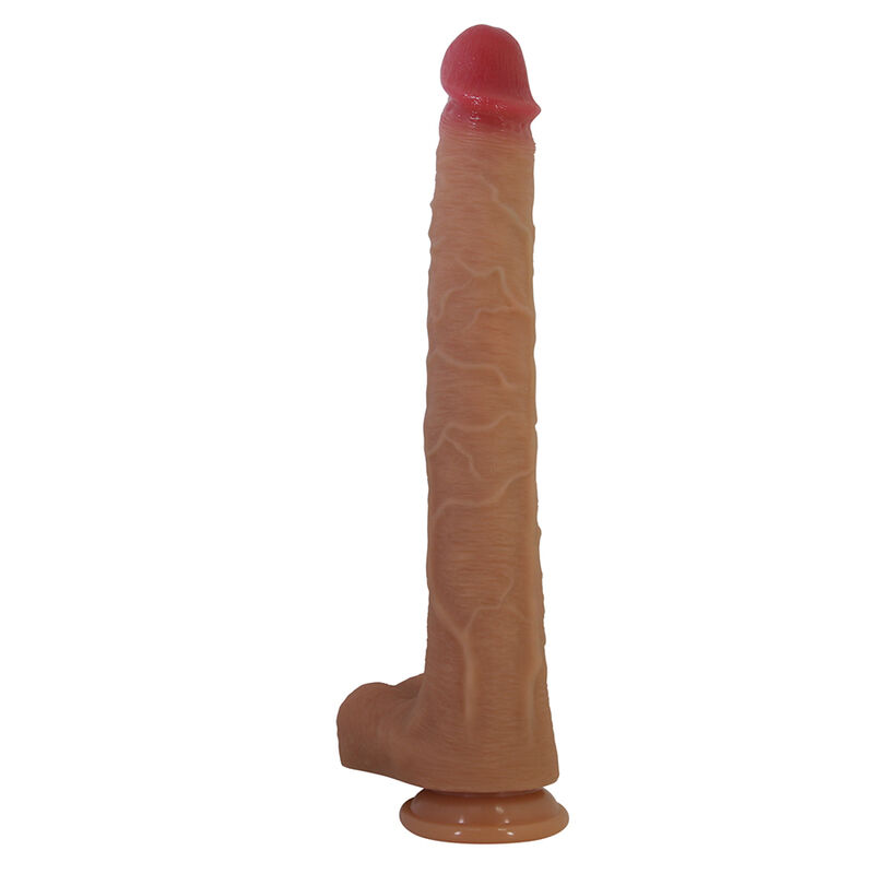 PRETTY LOVE – TERIN PLUS REALISTIC SILICONE DILDO WITH SUCTION CUP 37.6 CM Ø 5.5 CM