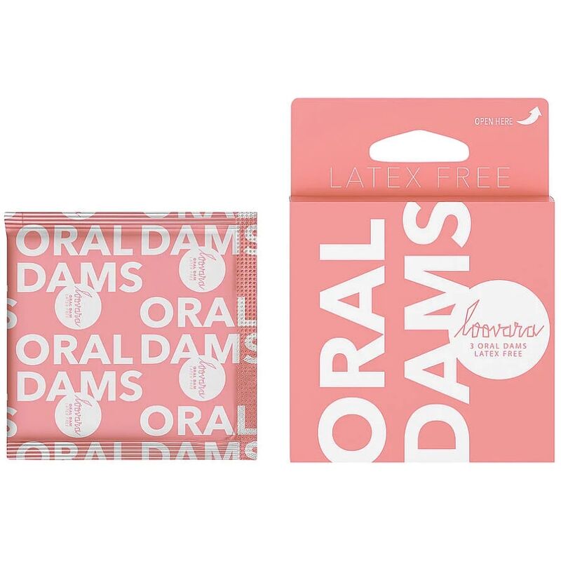 LOOVARA – ORAL DAMS LATEX-FREE ORAL BARRIERS 3 PCS