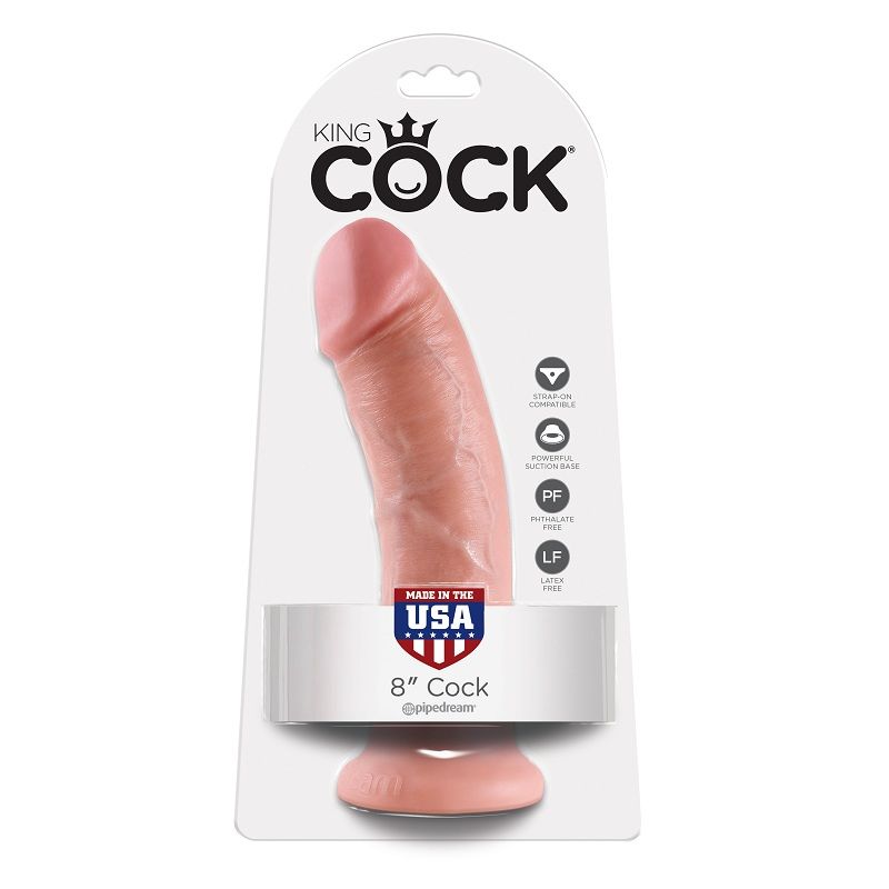 KING COCK – 8 PENE NATURAL 20.3 CM