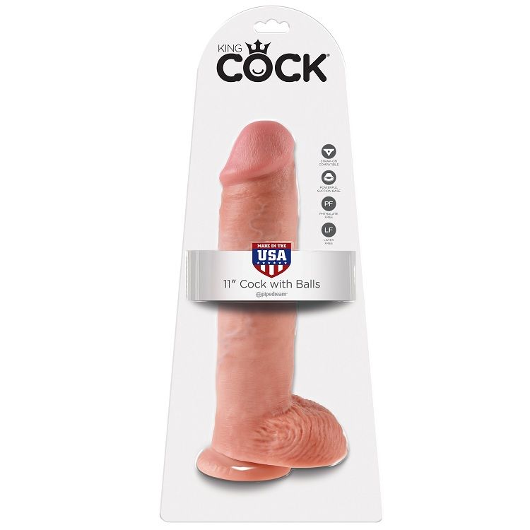 KING COCK – 11 PENE REALISTICO NATURAL 28 CM