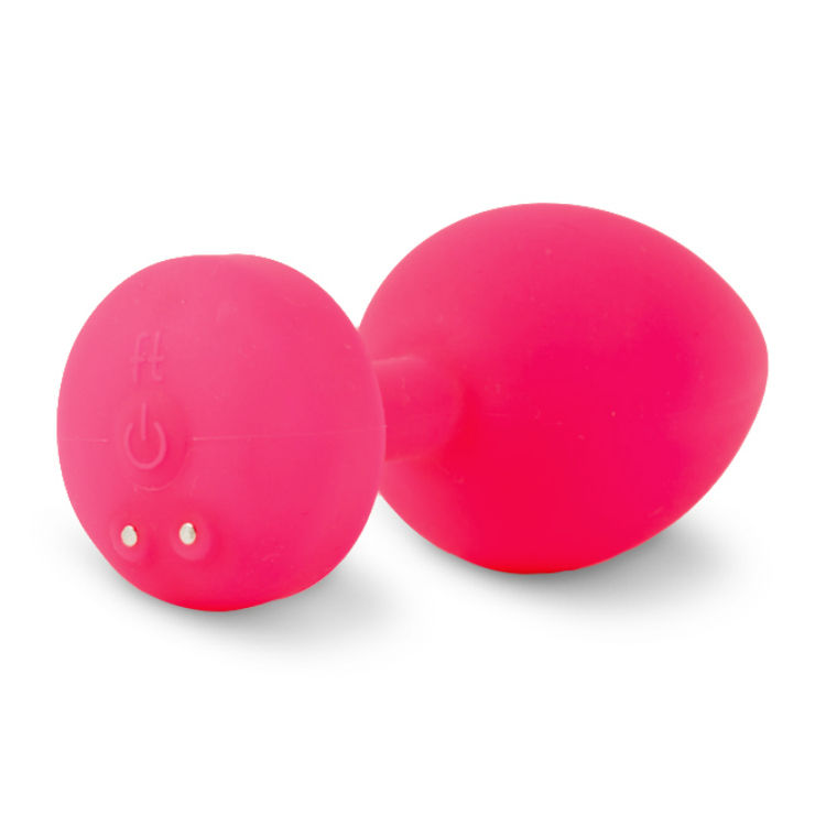G-VIBE – FUNTOYS GPLUG ANAL VIBRADOR RECARGABLE PEQUEÑO ROSA NEON 3CM