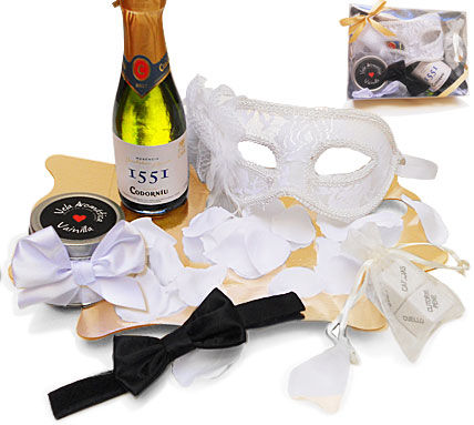 INEDIT – KIT ERÓTICO BLANCO MASCARA VENECIANA
