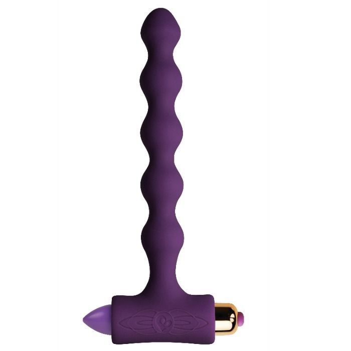 Plug anal con vibración y ondulaciones PEARLS PETITE SENSATIONS ROCKS-OFF