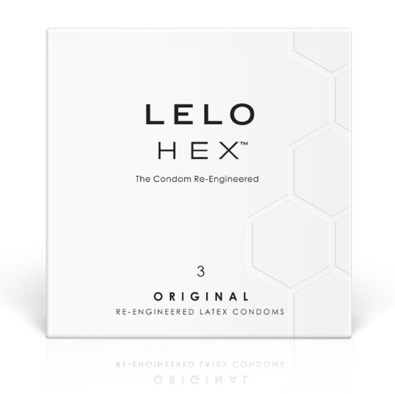 Preservativos LELO HEX Caja 3 unidades