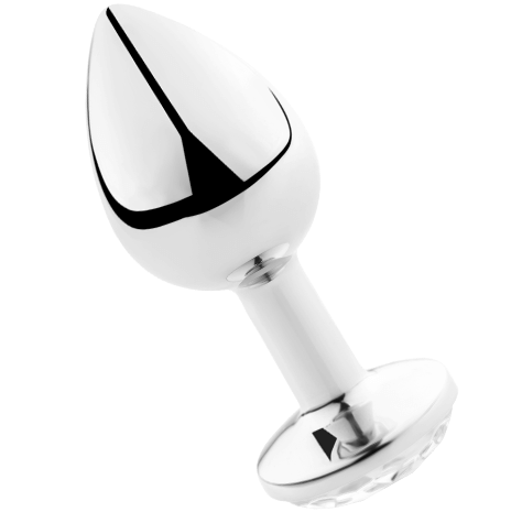 SECRETPLAY – PLUG ANAL ALUMINIO TRANSPARENTE 7 CM