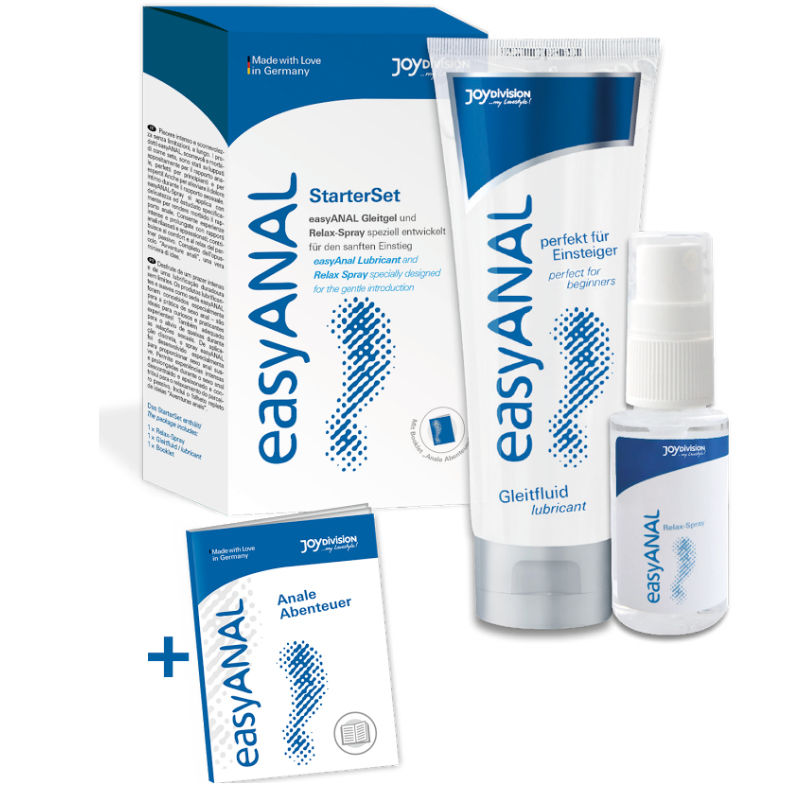 JOYDIVISION EASYANAL – STARTER SET LUBRICANTE + RELAJANTE ANAL