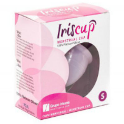 IRISCUP – COPA MESTRUAL ROSA PEQUEÑA + BOLSA ESTERILIZADORA GRATIS