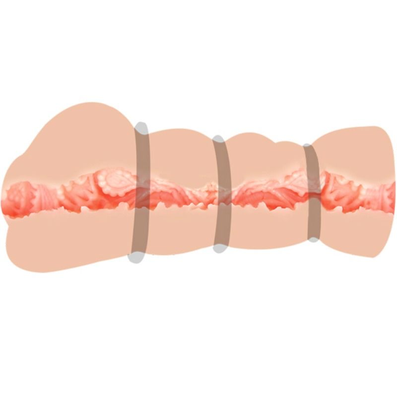 CRAZY BULL – VAGINA MASTURBADOR CON ANILLOS