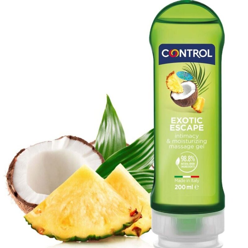 CONTROL – 2 EN 1 MASSAGE  PLEASURE EXOTIC 200 ML