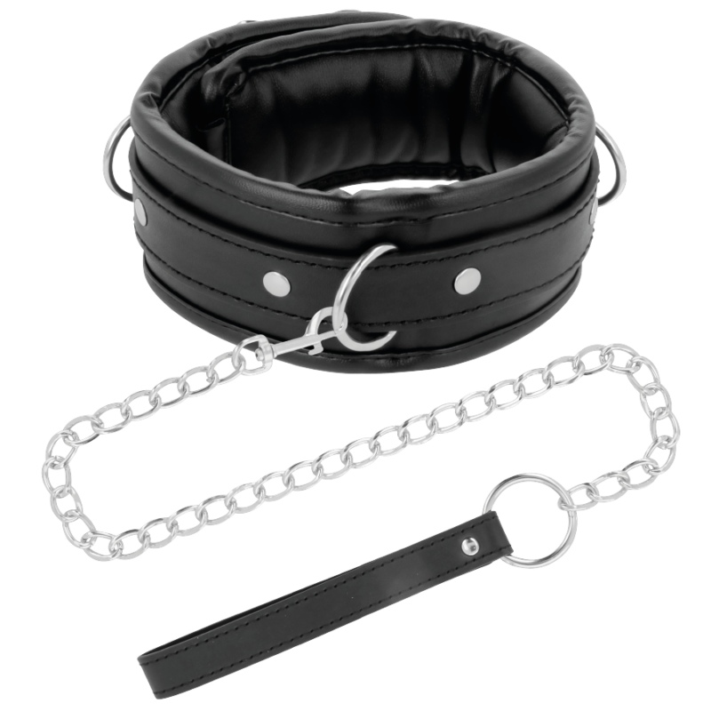 DARKNESS – COLLAR CON CADENA SOFT LEATHER