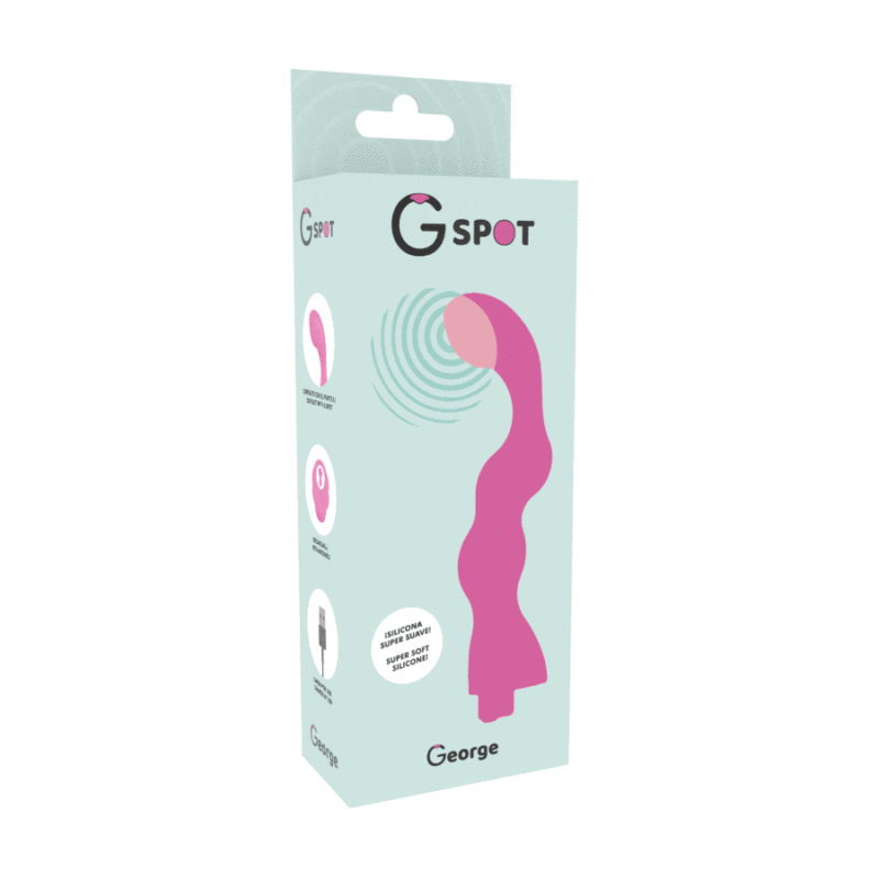 G-SPOT – GEORGE VIBRADOR PUNTO G ROSA CHICLE