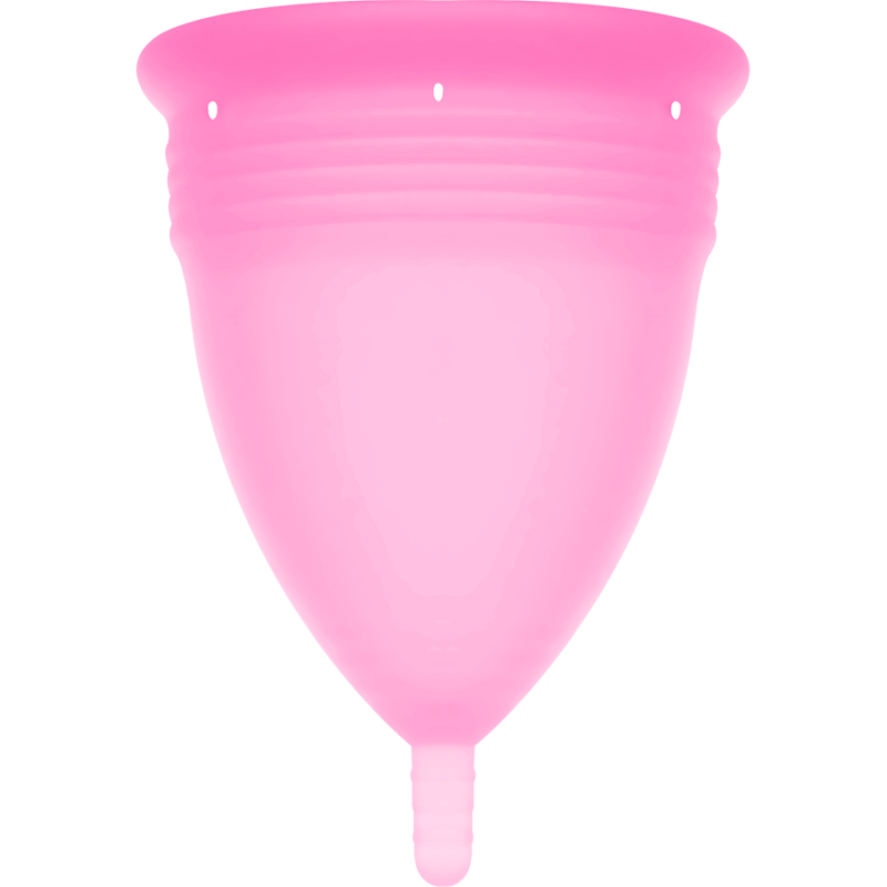 STERCUP – COPA MENSTRUAL FDA SILICONA ROSA – TALLA L