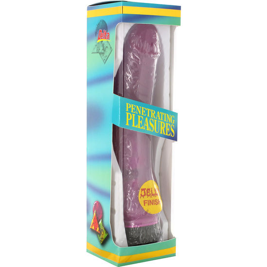 SEVEN CREATIONS – JELLY VIBRATOR LAVENDER 21.5 CM