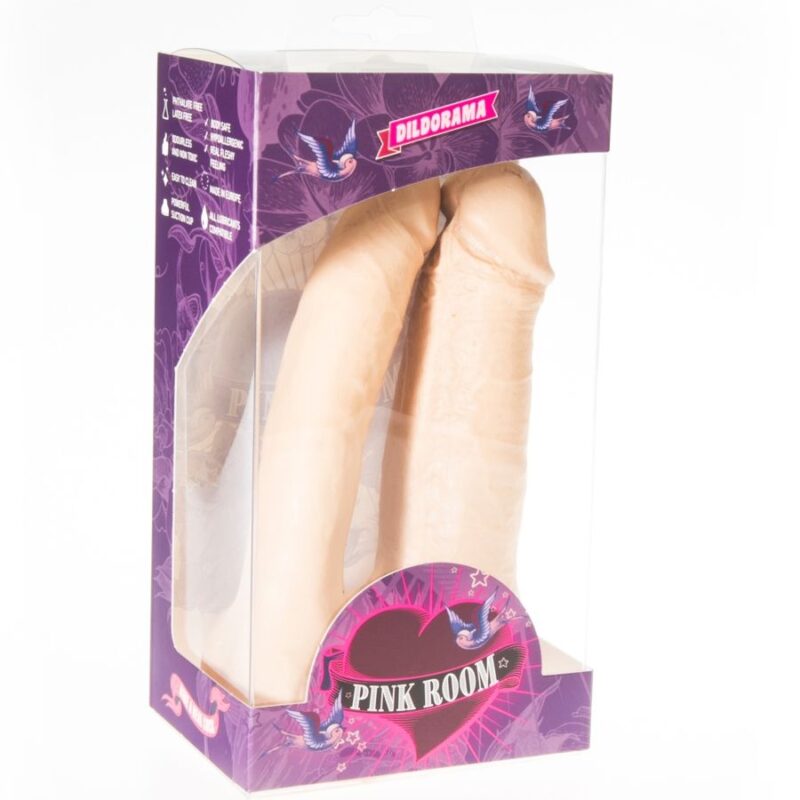 PINK ROOM – ARTHUS DILDO DOBLE REALISTICO NATURAL 17CM/15.5CM