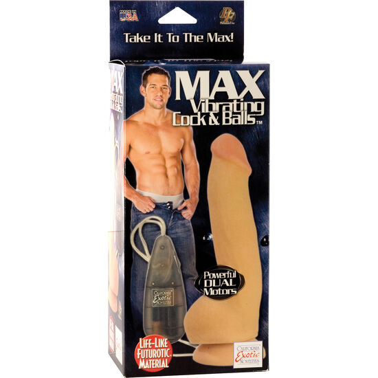 CALEXOTICS – MAX PENE REALISTICO CON DOBLE VIBRADOR