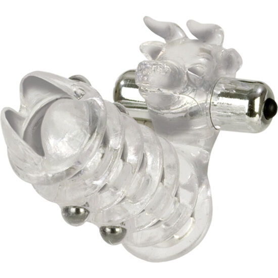 CALEXOTICS – FUNDA PENE CON VIBRADOR PARA CLITORIS