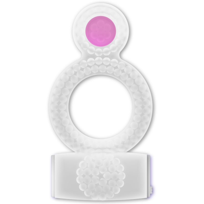 CASUAL LOVE – RING DOUBLE PLEASURE ANILLO TRANSPARENTE