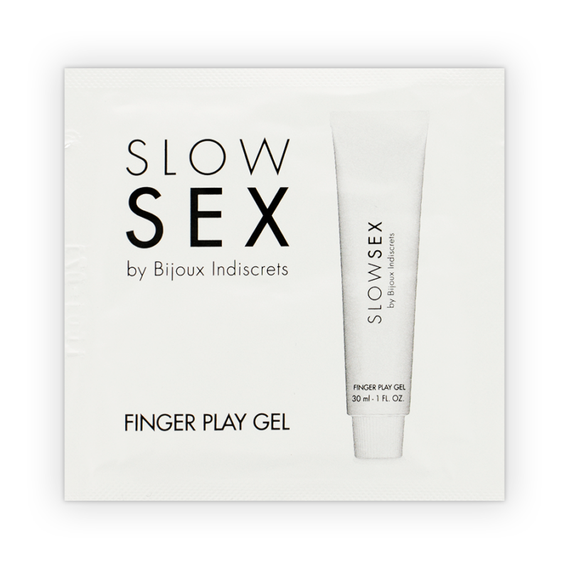 BIJOUX – SLOW SEX GEL DE MASAJE CON DEDOS FINGER PLAY MONODOSIS