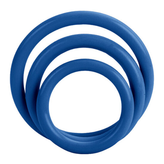 CALEXOTICS – SET TRES ANILLAS AZUL ERECCIÓN