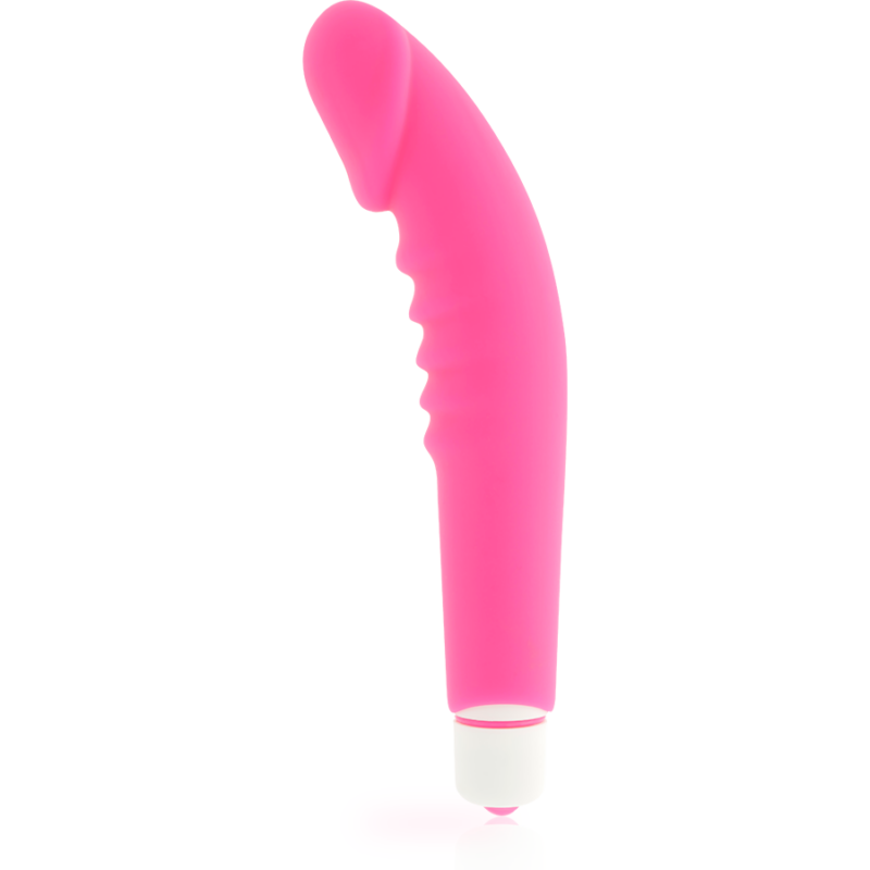 DOLCE VITA – REALISTIC  PLEASURE VIBRADOR SILICONA ROSA