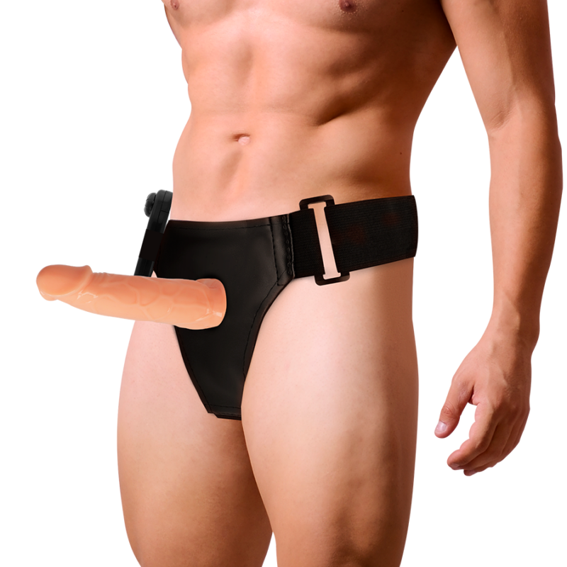 HARNESS ATTRACTION – ARNÉS HUECO WILLIAN CON VIBRADOR 17 CM -O- 4.5 CM