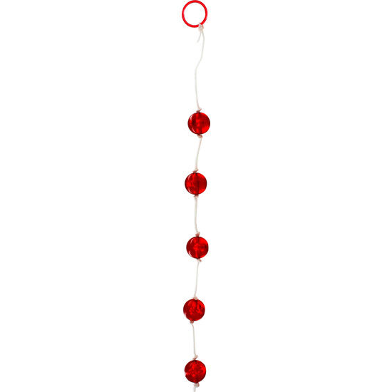 5 Bolas chinas anales Ø 2 cm de color rojo SEVEN CREATIONS