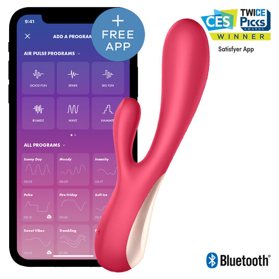 SATISFYER – MONO FLEX ROJO CON APP