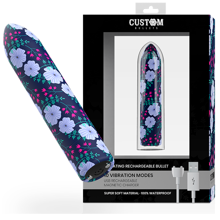 CUSTOM BULLETS – BALA RECARGABLE SPRING 10 INTENSIDADES