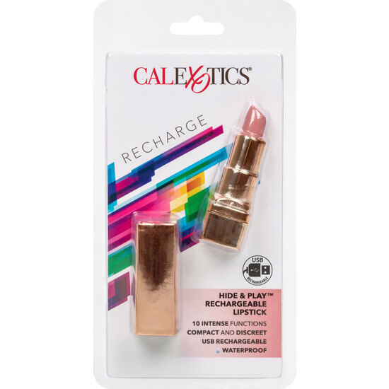 CALEXOTICS – BALA PINTALABIOS RECARGABLE HIDE  PLAY SOFT ROSA