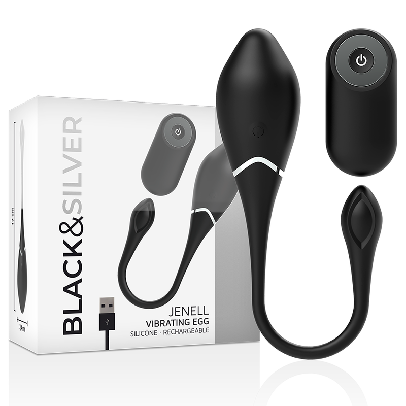BLACKSILVER – JENELL HUEVO VIBRADOR RECARGABLE