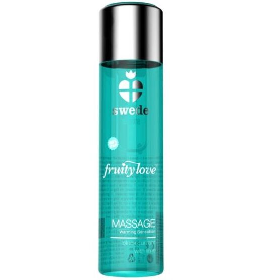 SWEDE – FRUITY LOVE ACEITE EFECTO CALOR GROSELLA NEGRA Y LIMA 60 ML