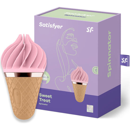 SATISFYER – SWEET TREAT SPINNATOR MARRON  ROSA