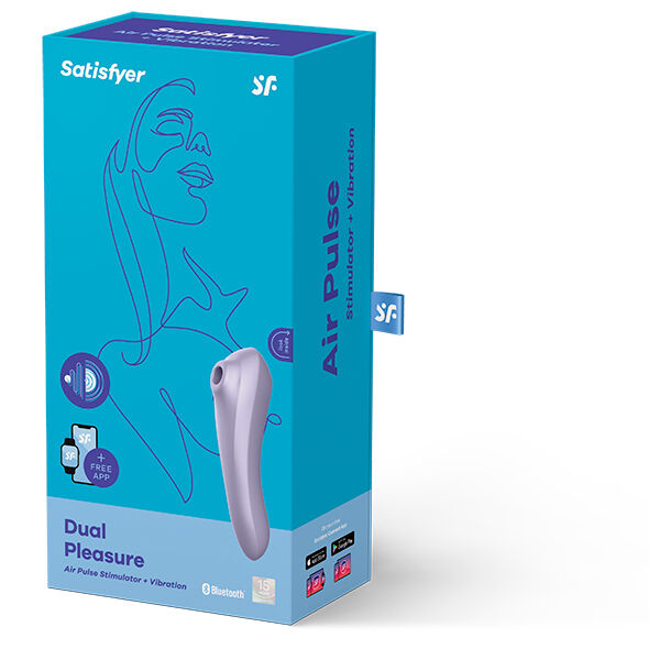SATISFYER – DUAL PLEASURE AIR PULSE VIOLETA